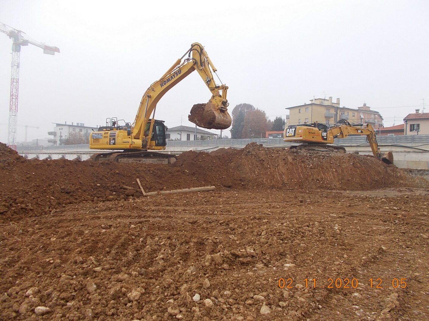 scavi cantiere 1 – elaborato da CED INGEGNERIA scavi cantiere con gru
