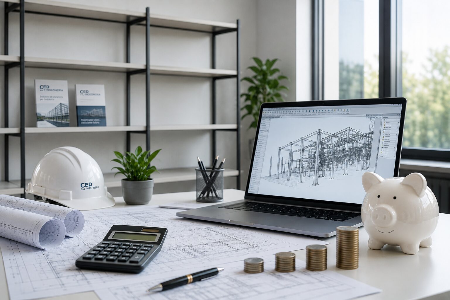 ufficio scrivania euro finanziamento risparmio economia progetto edile industriale – elaborato tramite IA da CED INGEGNERIA ufficio scrivania euro finanziamento risparmio economia progetto edile industriale - elaborato tramite IA da Arianna Gandolfi per CED INGEGNERIA